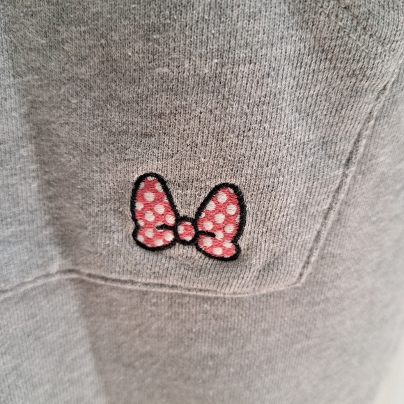 Uniqlo x Disney Minnie Mouse Sweatshirt Dress Women's Medium Hoodie Grey Tunic - Picture 5 of 12